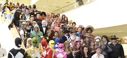 Year 13 leavers' last day fancy dress