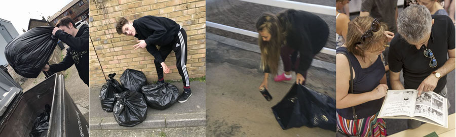beach litter clearance and sixtieth