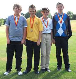 (l to r) Luke Breach, Ben Hornsey, George Walton, Harry Walton