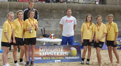 Winning girls team
